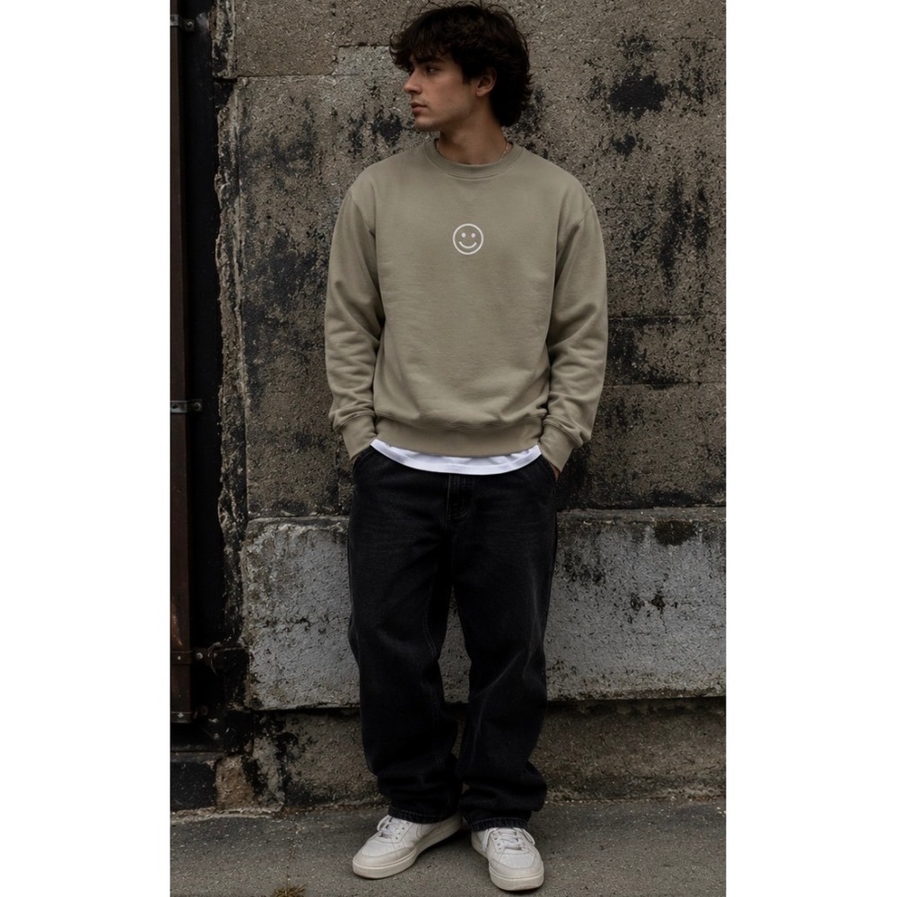 Independent Trading Sweatshirt Men S Tan‎ Feeling Fine In The Pines McCall Idaho